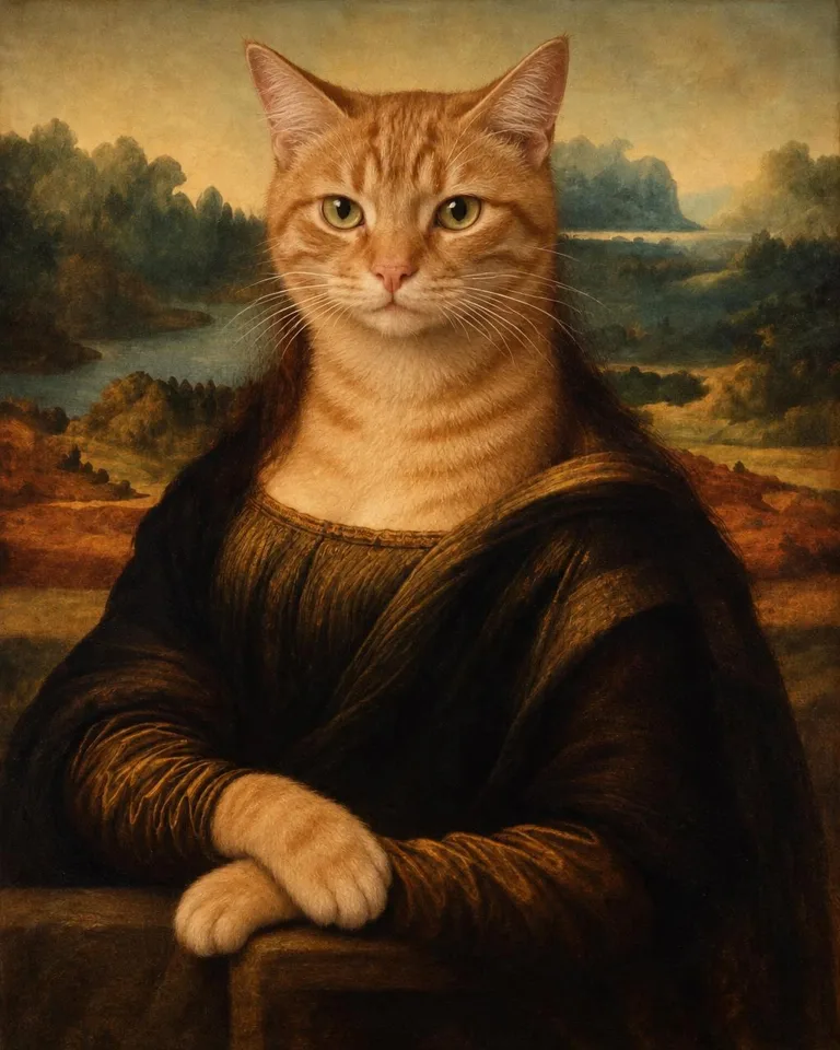 Mona Lisa Cat